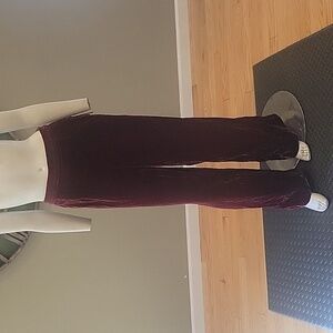Soft Surroundings Aria Velvet wide leg pants